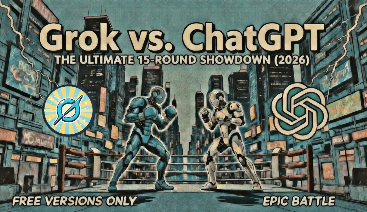 Grok vs ChatGPT Free Version 2026 Benchmark Showdown - AI Model Comparison